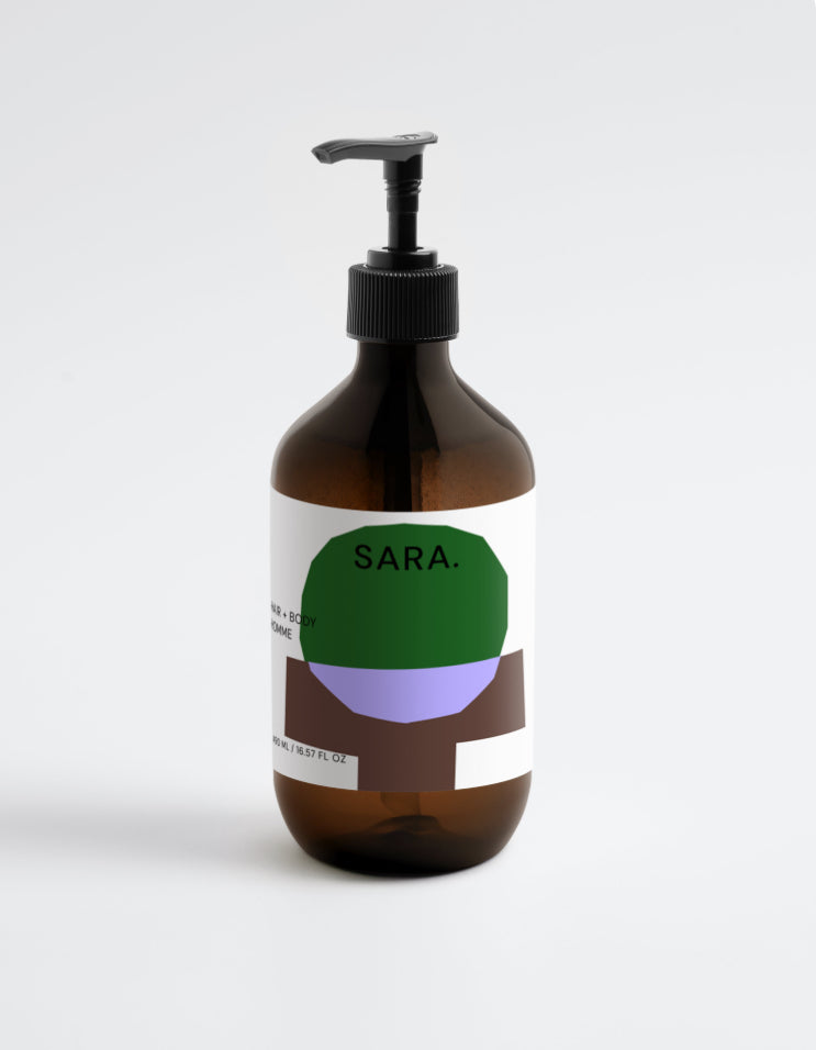 SARA. HAIR + BODY HOMME 490ml
